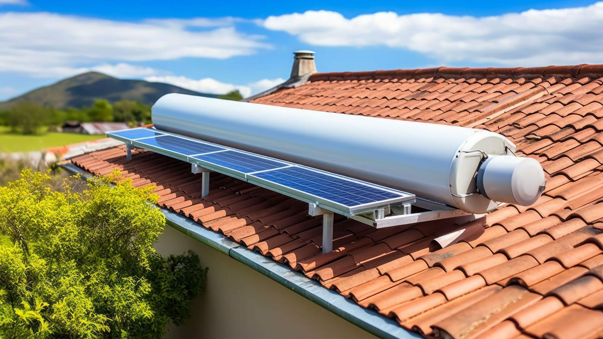 Installation de chauffe-eau solaire